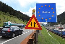 Grenze zu Italien - Karl-Josef Hildenbrand/dpa/dpa-tmn