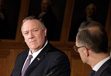 Pompeo und Maas - Foto: Sebastian Willnow/dpa-Zentralbild/dpa