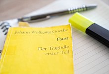 Goethes &laquo;Faust vom Lehrplan zu streichen, st&ouml;&szlig;t auf Kritik. - Nicolas Armer/dpa