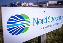 Nord Stream 2-Wegweiser - Foto: Jens B&uuml;ttner/dpa-Zentralbild/dpa