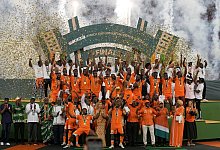 Die Mannschaft der Elfenbeink&uuml;ste - Themba Hadebe/AP/dpa