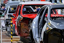 Leipziger BMW-Werk - Hendrik Schmidt/dpa