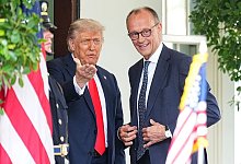 US-Präsident Trump empfängt Bundeskanzler Merz - Michael Kappeler/dpa Pool/dpa