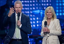 Peter Kloeppel und Ulrike von der Groeben - Henning Kaiser/dpa