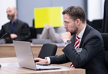 Prozess gegen mutmaßliche NSU-Unterstützerin - Sebastian Kahnert/dpa