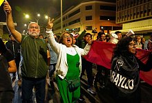 Regierungskritische Demonstrantion in Peru - Martin Mejia/AP/dpa