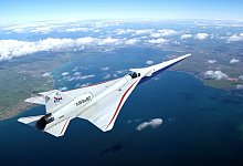 NASA X-59 QueSST Flugzeug - Lockheed Martin/NASA/dpa