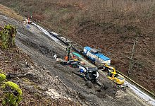 Folgenreicher Hangrutsch - ---/DB AG/dpa