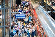 Auslastungsanzeige - Christoph Soeder/dpa