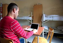 Grenzdurchgangslager Friedland - picture alliance / dpa