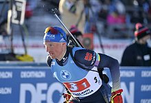 Die deutsche Staffel um Erik Lesser landete in Kontiolahti auf Platz vier. - Vesa Moilanen/Lehtikuva/dpa