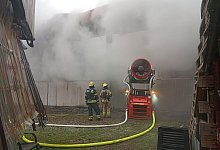 Brand in Minden - -/weserpictures/dpa