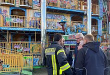 Einsatz auf Pollhansmarkt - Christian M&uuml;ller/Westfalennews/dpa