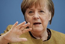 Pressekonferenz Bundeskanzlerin Angela Merkel - Foto: Michael Kappeler/dpa POOL/dpa