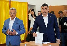 Präsidentenwahl in Rumänien - Vadim Ghirda/AP/dpa