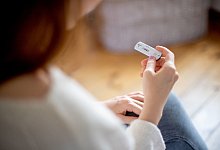 Positiver Corona-Test - Foto: Zacharie Scheurer/dpa-tmn