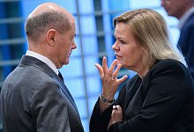 Scholz und Faeser - Bernd von Jutrczenka/dpa