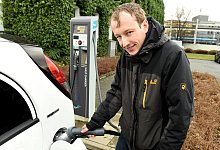 Erster Ladestopp - Marc K&ouml;ppelmann