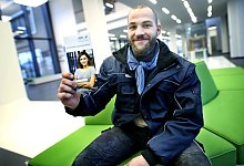 Zufrieden: Maurermeister Benjamin Markwa bildet sich zum Restaurator weiter. Dabei half die &bdquo;Stiftung Begabtenf&ouml;rderung berufliche Bildung". - Sarah Jonek