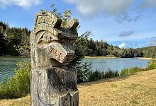 Totem in Bamfield - Jörg Michel/dpa-tmn