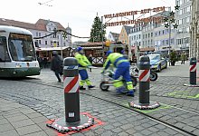 Poller am Augsburger Christkindlesmarkt - Malin Wunderlich/dpa
