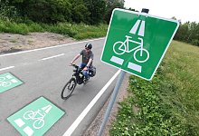 Radverkehr - Foto: Arne Dedert/dpa