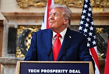 Staatsbesuch von Präsident Trump in Großbritannien - Leon Neal/POOL Pool Getty Images/AP/dpa