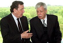 Gerhard Schröder und Werner Müller - Wolfgang Kumm/dpa
