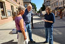 LZ-Redakteurin Jana Beckmann im Gespr&auml;ch - Yvonne Glandien(LZ)