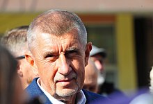 Andrej Babis im Wahlkampf - Michael Heitmann/dpa