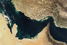 Satellitenaufnahme des Persischen Golfs - -/The Visible Earth/NASA/dpa