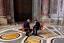 Trump und Selenskyj - Uncredited/Ukrainian Presidential Press Service/AP/dpa