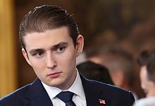 Pr&auml;sidentensohn, Student, Berater: Das R&auml;tsel Barron Trump - Kevin Lamarque/Pool Reuters/AP/dpa