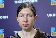 Die Ukrainerin Natalija Sarizka hat die Organisation &laquo;Frauen aus Stahl&raquo; gegr&uuml;ndet. - Ulf Mauder/dpa