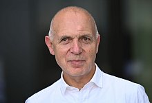 DFB-Pr&auml;sident Bernd Neuendorf fordert ein Entlastungspaket Sport. - Arne Dedert/dpa