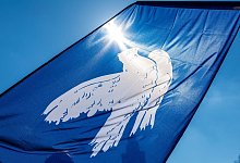 Friedenstaube - Frank Hammerschmidt/dpa