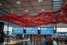 Kunst am Bau - Flughafen Berlin Brandenburg - Foto: Michael Kappeler/dpa