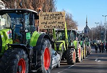 Bauernproteste - Uwe Zucchi/dpa