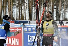 Champagner-Dusche - Foto: Jussi Nukari/Lehtikuva/dpa