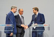 Koalitionsverhandlungen von Union und SPD abgeschlossen - Michael Kappeler/dpa