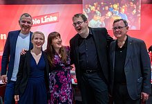 Bundesparteitag Die Linke - Hendrik Schmidt/dpa