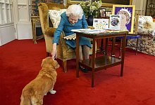 Queen Elizabeth II mit Corgi - Foto: Steve Parsons/PA Wire/dpa