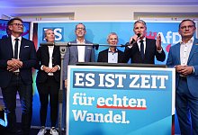 Landtagswahl in Brandenburg - Wahlparty AfD - Christoph Soeder/dpa