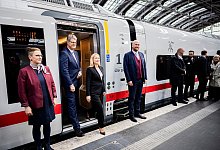 Premiere des neuen ICE L der Deutschen Bahn - Christoph Soeder/dpa