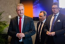 Alter und neuer Bundesvorstand der GDL - Christoph Soeder/dpa