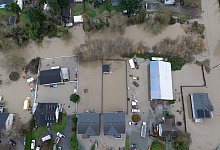 &Uuml;berschwemmungen im US-Staat Washington - Stephen Brashear/AP/dpa