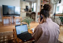 Home-Office - Sebastian Gollnow/dpa