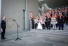 Karnevalsempfang im Bundeskanzleramt - Kay Nietfeld/dpa