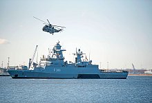 Korvette "Braunschweig" kehrt nach Unifil-Mission zur&uuml;ck - Frank Hormann/dpa-Zentralbild/dpa