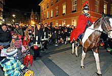 Kinder-Lampionzug zieht durch Detmold - Lippe